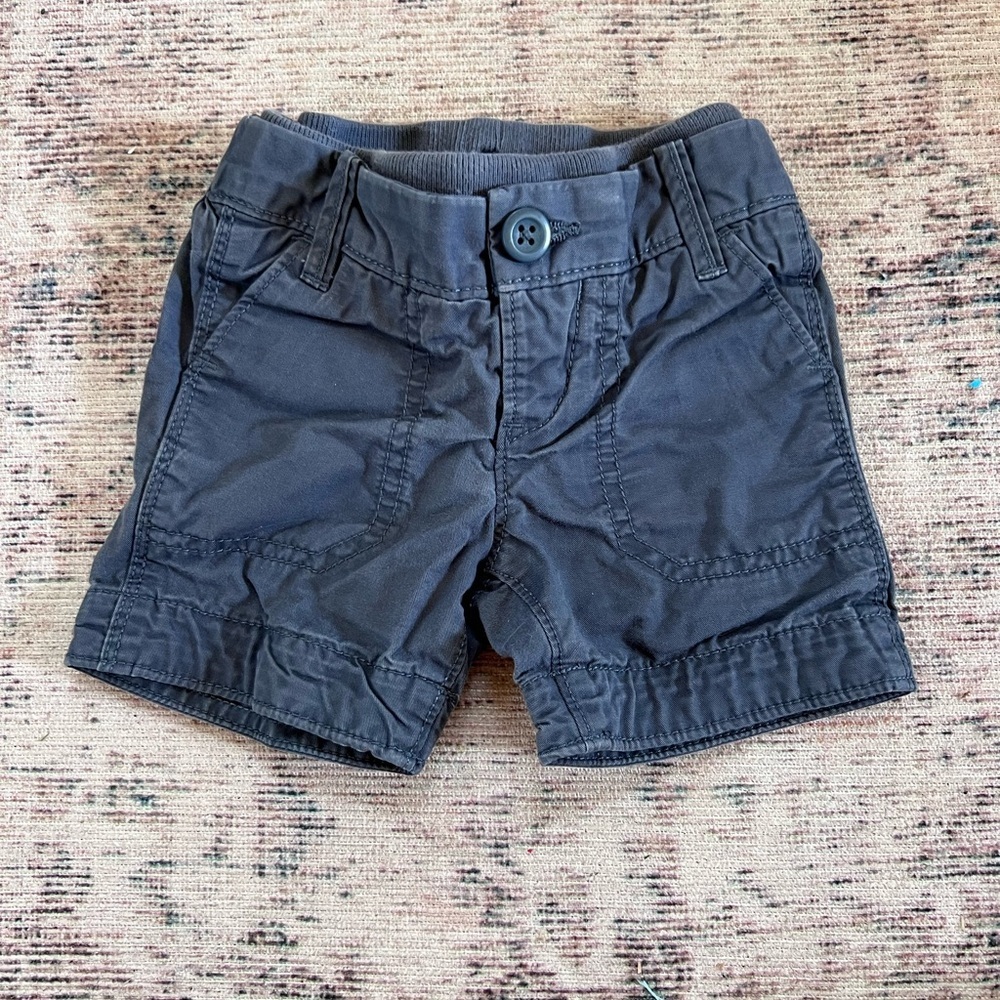 GAP Gray and Blue cargo shorts with soft waist